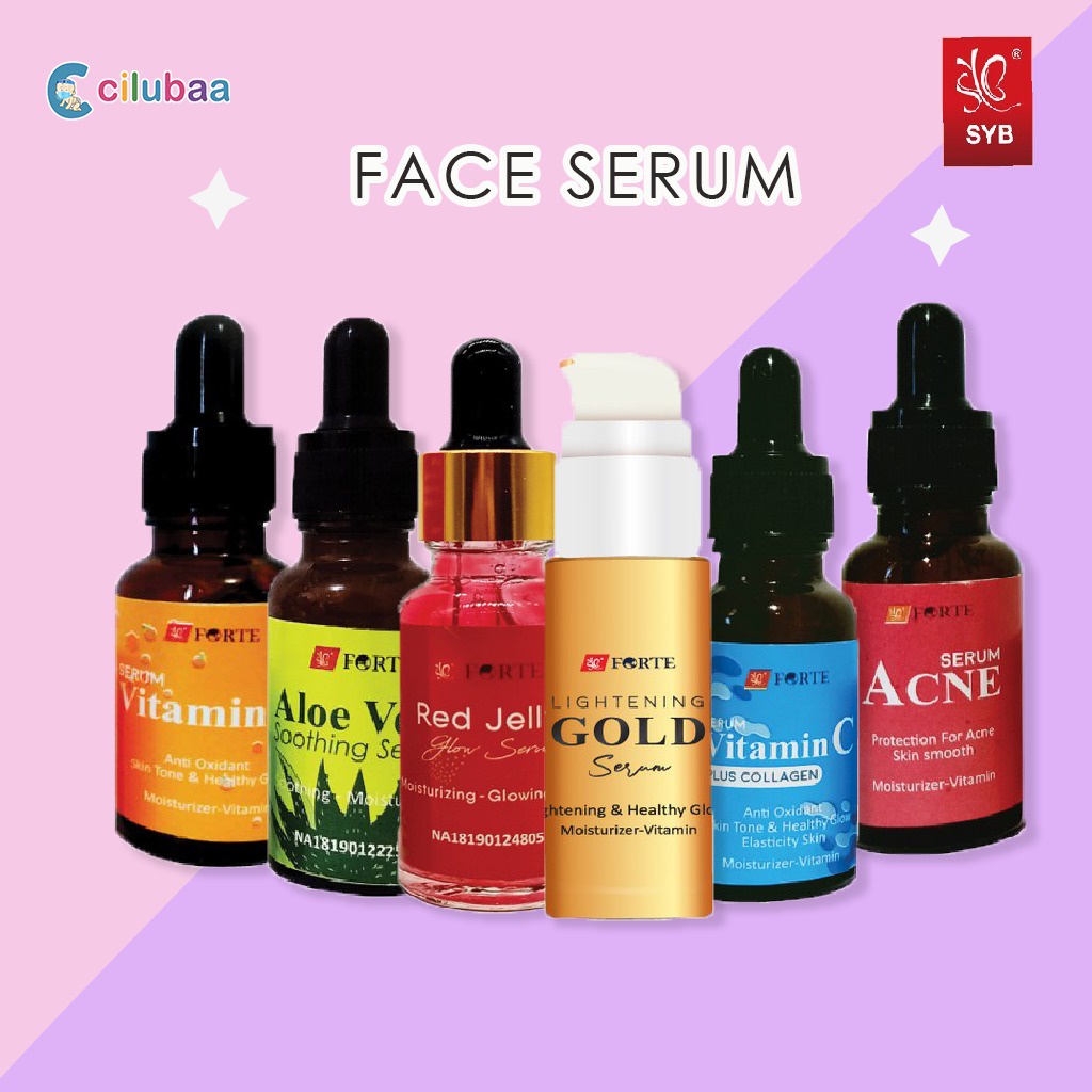 Jual SYB Face Serum Red Jelly Gold Aloe Vera Acne Vitamin C