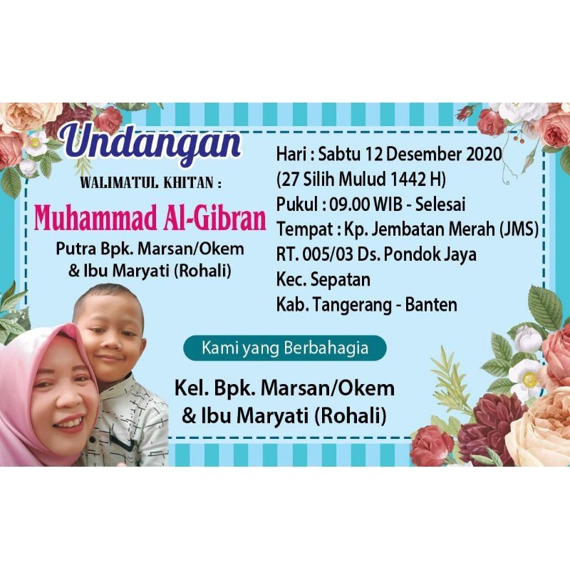Jual undangan khitanan mini/kopi | Shopee Indonesia