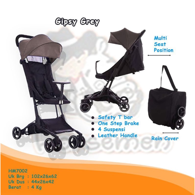 Jual Stoller Cabin Size Kabin Pesawat Lipat Kecil HM7002 Mustang