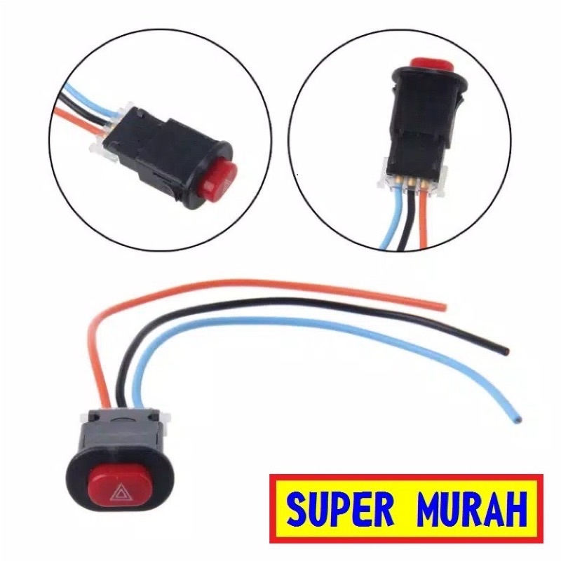 Jual PROMO Saklar Hazard Tombol Sein Sen Menyala Kedip 2 Bersamaan ...