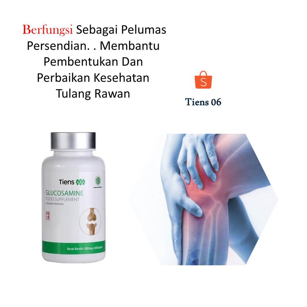 Jual Glukosamin Obat Sendi Nyeri Lutut Suplemen Pelumas Sendi Osteoarthritis Asam Urat Reumatik 7726