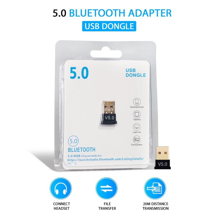 Jual MTech USB Bluetooth V5.0 USB Dongle Bluetooth Adapter V5.0 Shopee Indonesia