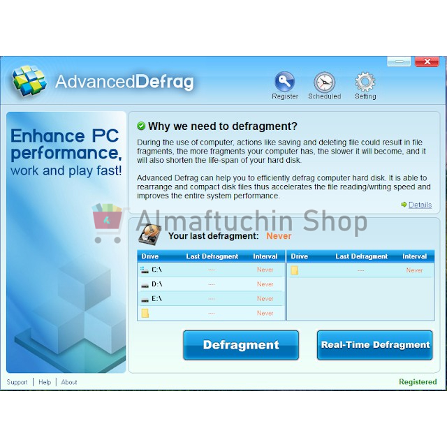 Jual License Advanced Defrag 6 Pro 5 Tahun | Shopee Indonesia