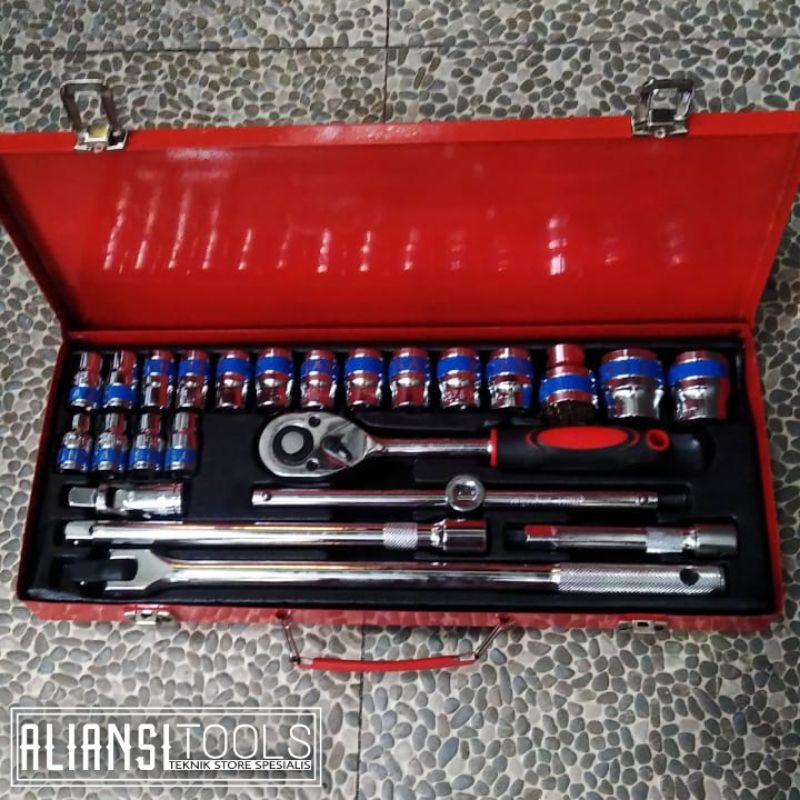 Jual Kunci Shock Set SANDS Original 24 Pcs - 1/2 inch Japan Quality ...