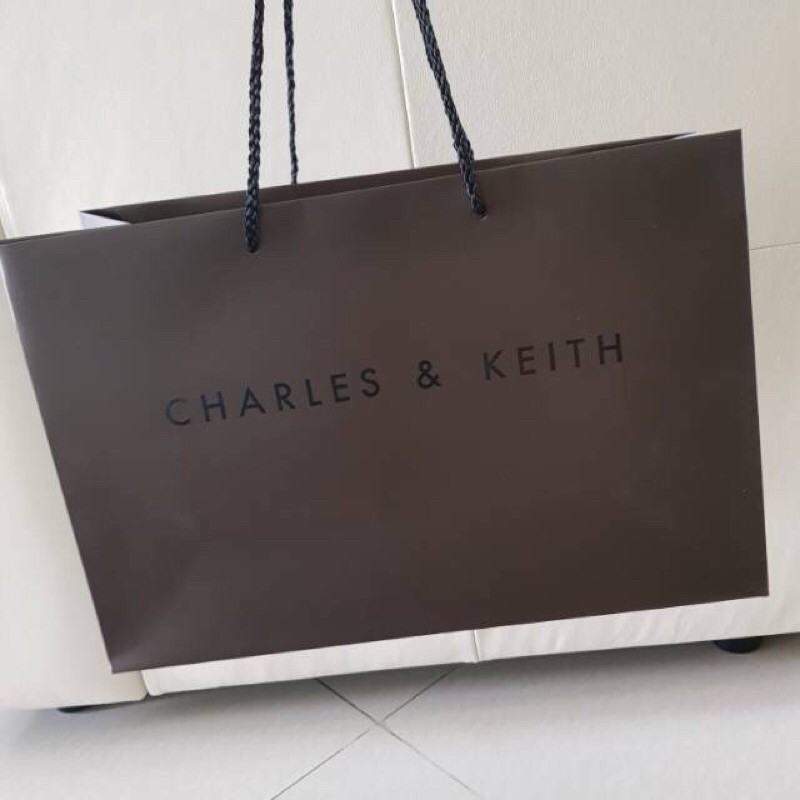 Paper bag charles store and keith original