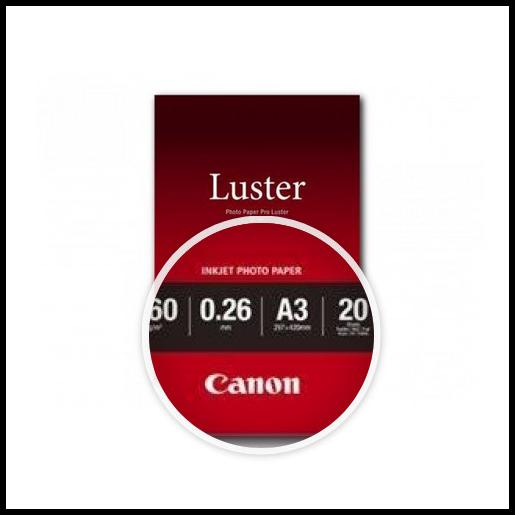 Jual Canon Photo Paper Pro Luster Lu101 A3 (20 Sheets) Shopee Indonesia