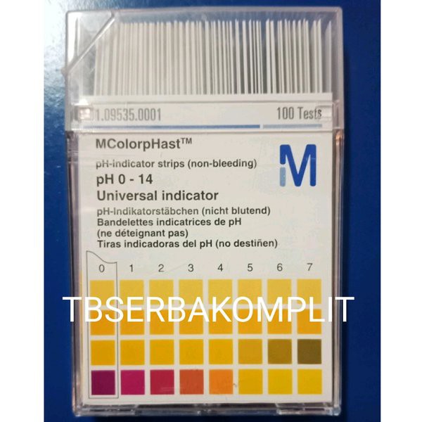 Jual Kertas pH MERCK MColorpHast MQuant pH Indicator Paper Strips Strip Indikator Asam Basa