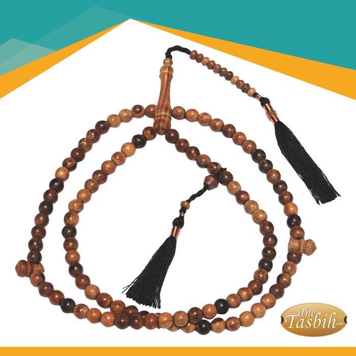 Jual Tasbih Kayu Gaharu Natural Brown Ukuran Mm Butir Dengan Dua Jumbai Berkualitas The