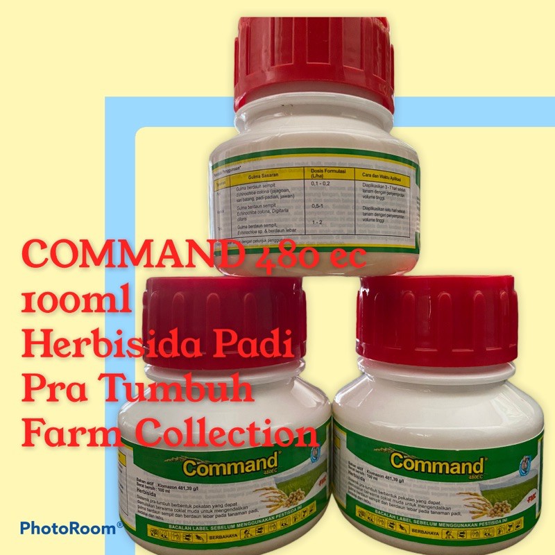 Jual Herbisida Padi COMMAND 100 ml 480EC Pra Tumbuh Exp: NOV 2023 SUDAH ...