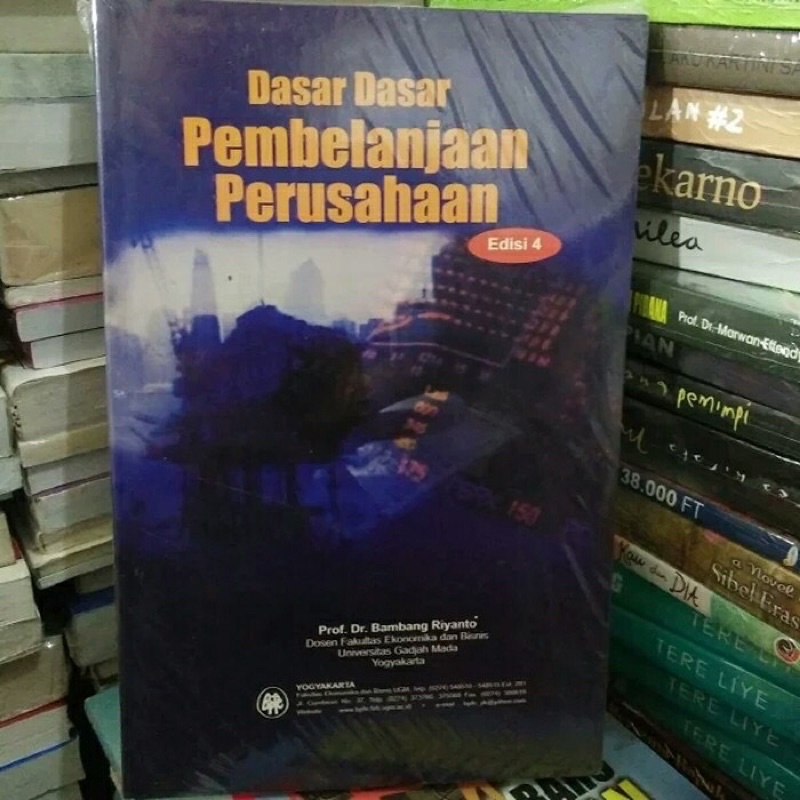 Jual Buku Dasar Dasar Pembelanjaan Perusahaan Edisi 4 - Bambang Riyanto ...