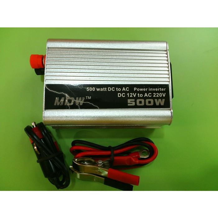 Jual Listrik | Inverter 500Watt Dari Dc 12V/24V To Ac 220V | Shopee ...