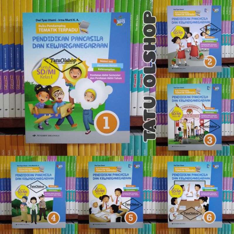 Jual Buku Buping Ppkn Pkn Sd Kelas 1 2 3 4 5 6 Kurikulum 2013 Revisi Original Shopee Indonesia 