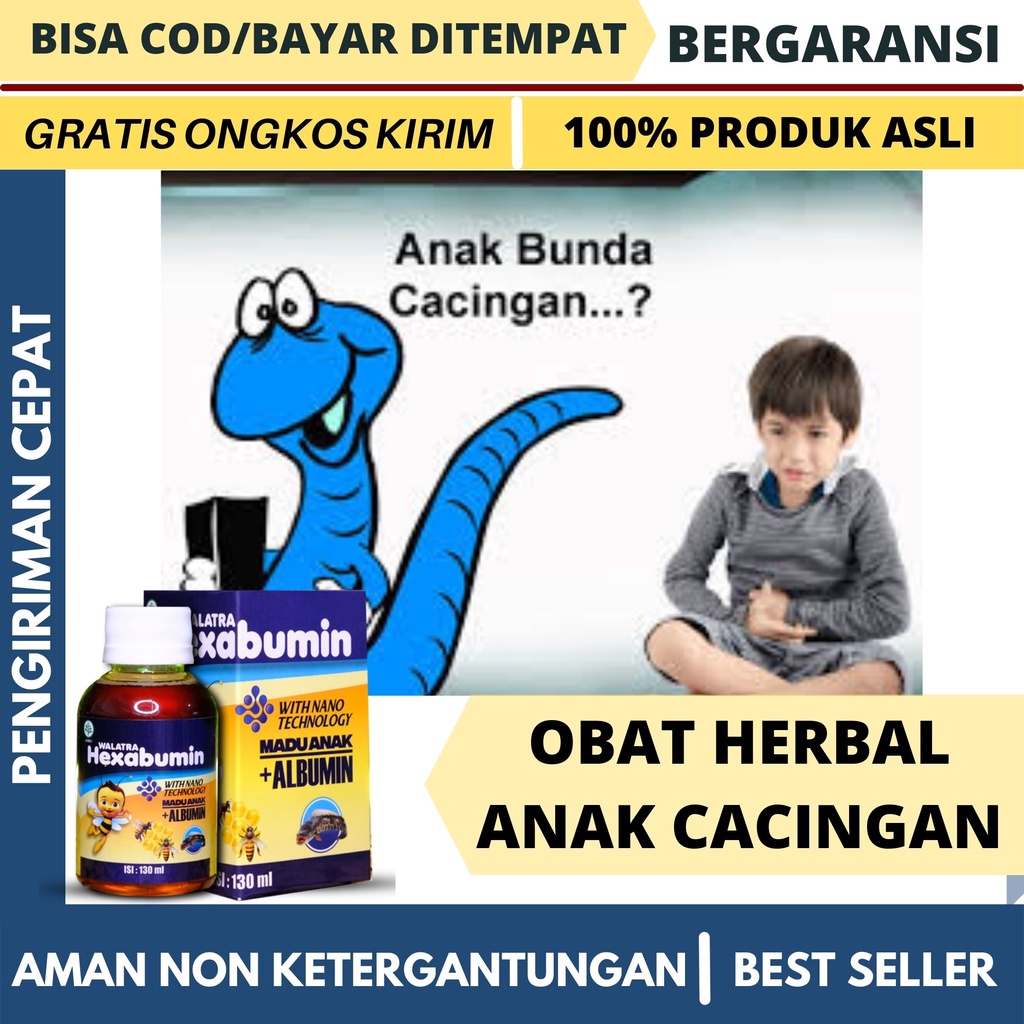 Jual Obat Cacing Kremi Anak, Obat Anak Cacingan, Gatal Anus, Infeksi ...