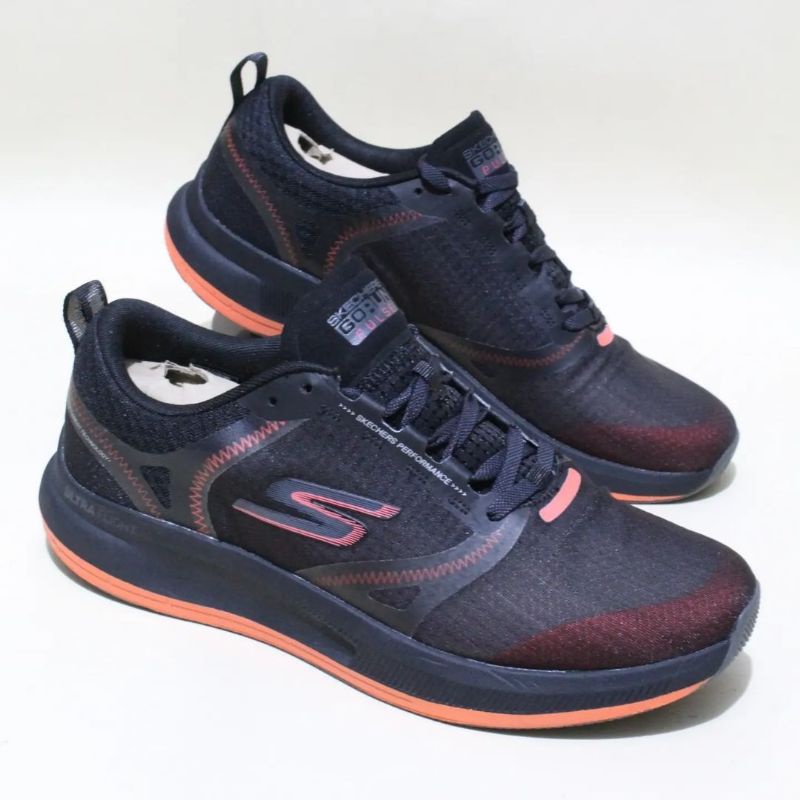 Jual SKECHERS GO RUN PULSE 220013 BKOR Shopee Indonesia