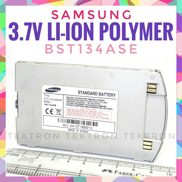 Jual Samsung Li-ion polymer 3.7V 1700mAh BST134ASE untuk SGH-i700, SPH ...