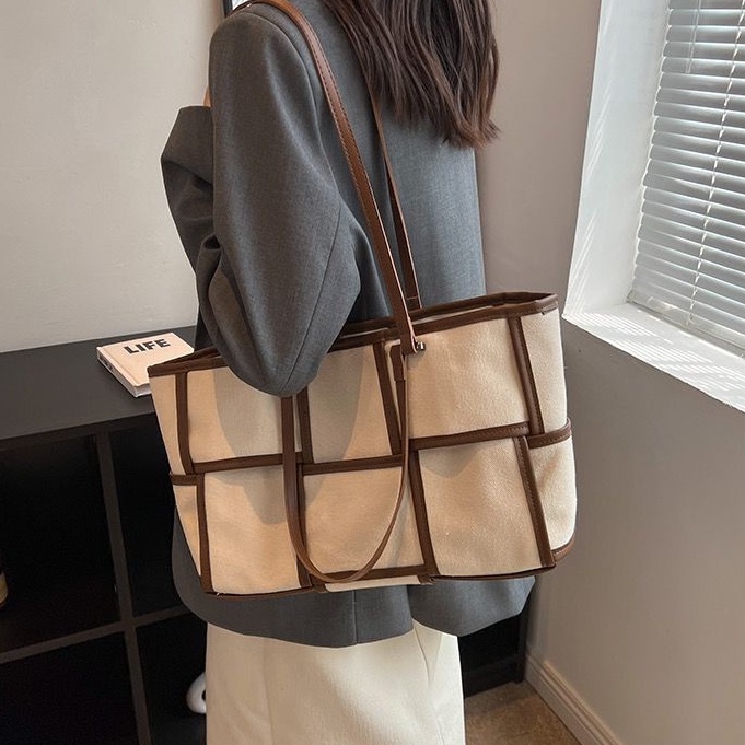 Jual nara canvas tote bag / shoulder bag Shopee Indonesia