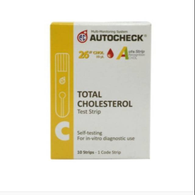 Jual AUTOCHECK CHOLESTEROL STRIP 10 | Shopee Indonesia