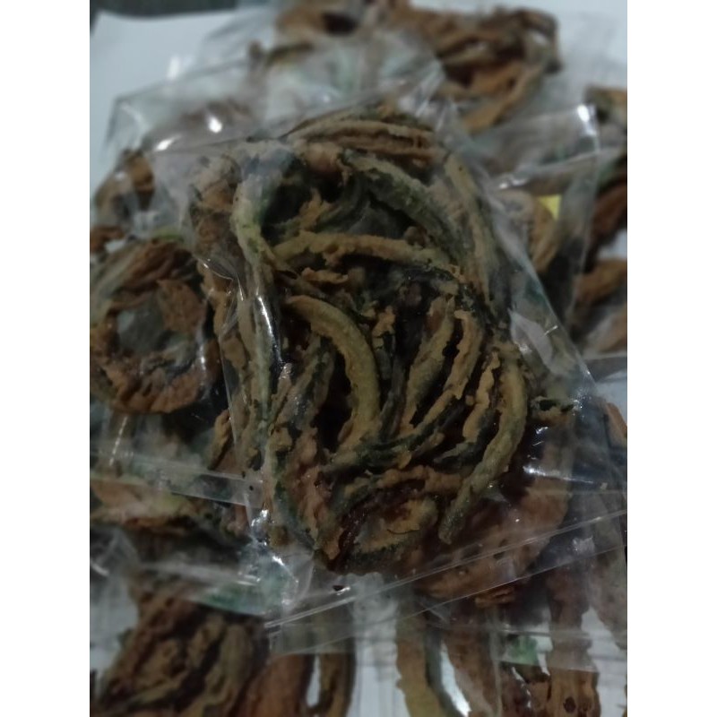 Jual Kripik Belut Arum Rasa Kriuk Krispi Tepung Tipis 100 Gr Shopee