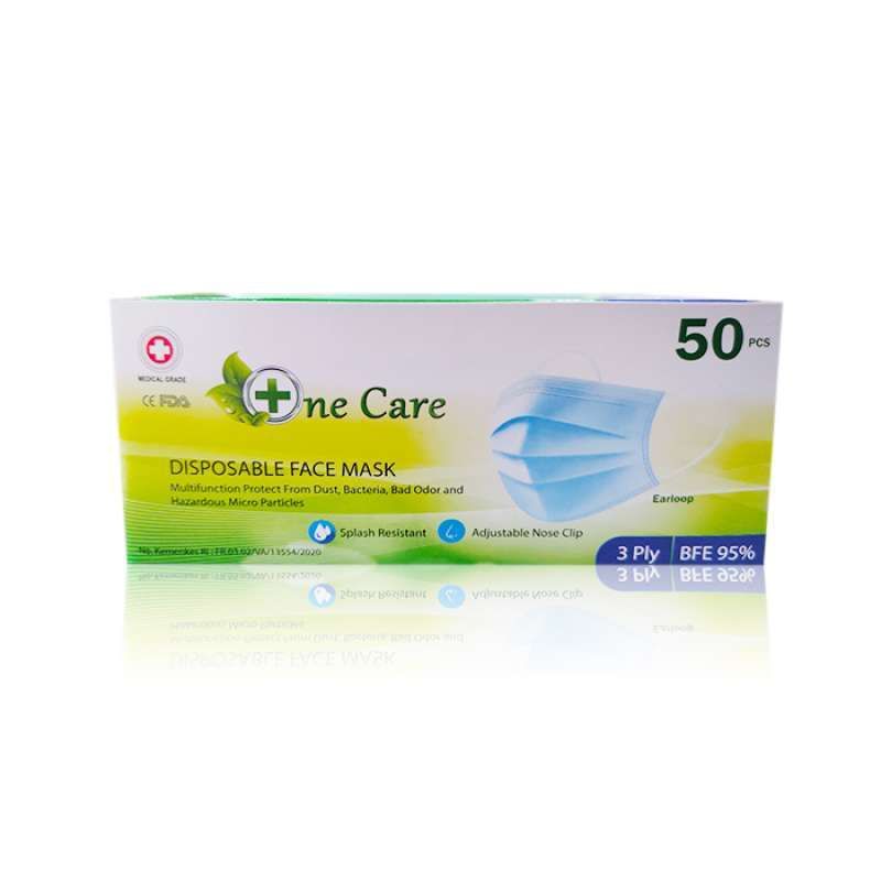 Jual Masker One Care Plus (50pcs) | Shopee Indonesia