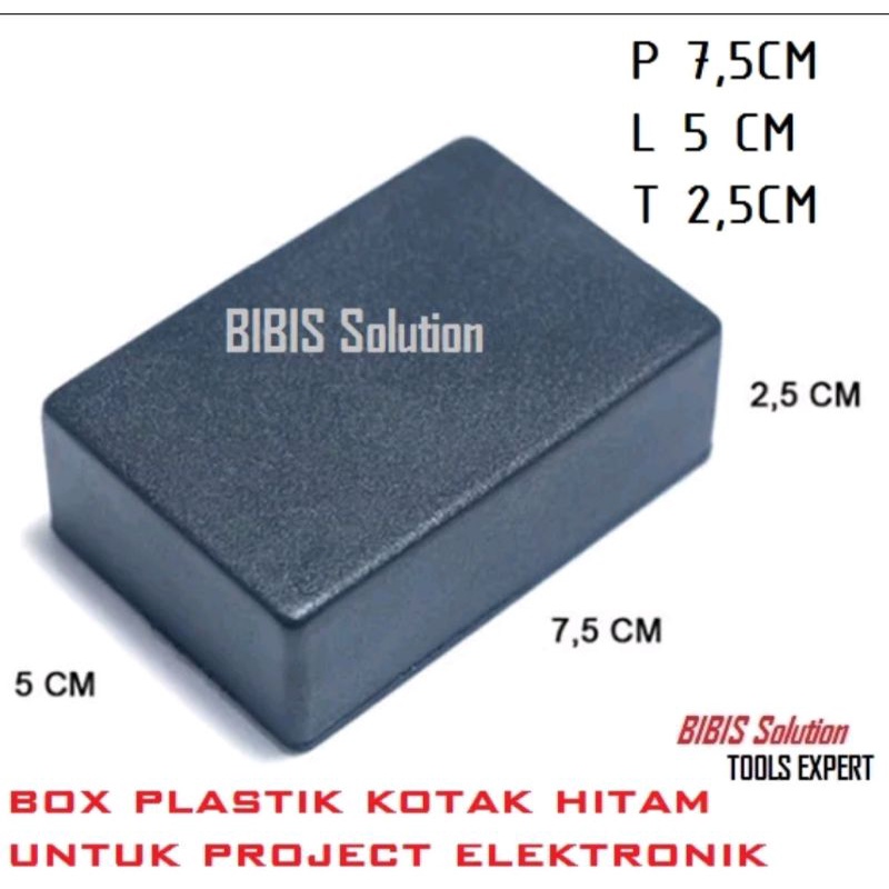 Jual Box Plastik Hitam Type X1 Kotak Tempat Rangkaian Komponen Modul ...