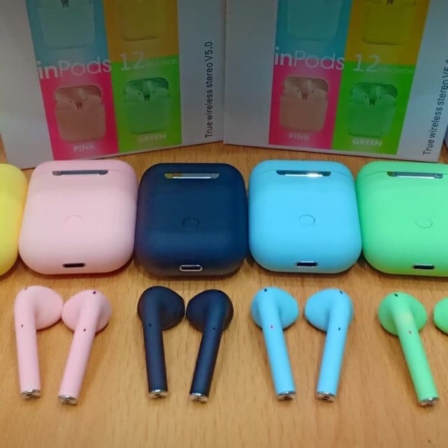 Headset bluetooth inpod i12 macaron