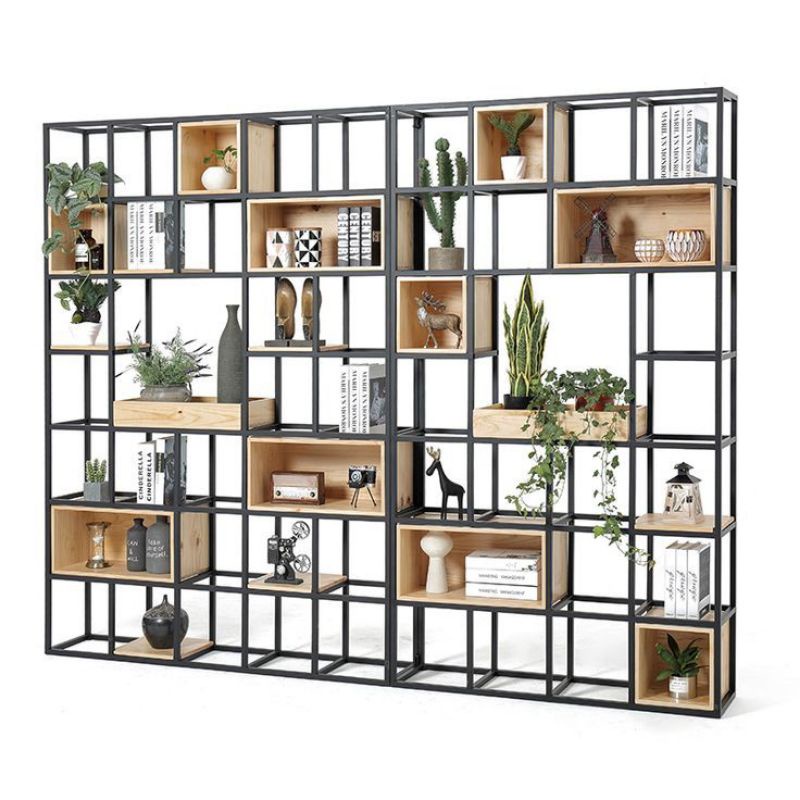 Jual rak partisi penyekat ruangan industrial/ rak skat ruang | Shopee ...