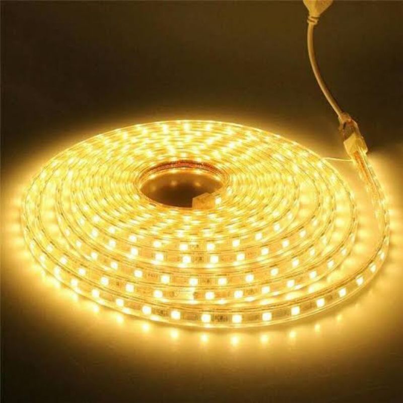 Jual Lampu Hias Tanam Lampu Led Strip Selang Smd Per Meter V Input Ac Warmwhite Shopee