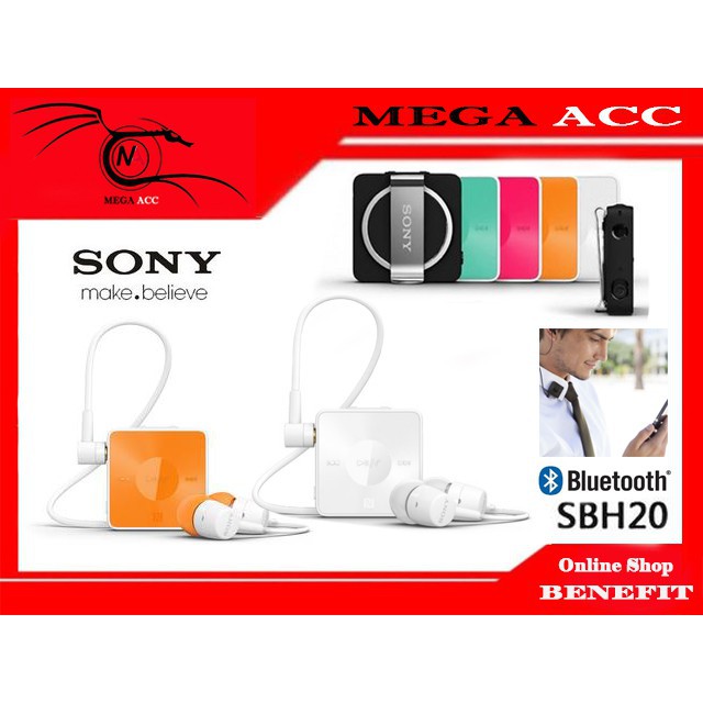 Jual SONY SBH-20 Stereo Bluetooth Headset | Shopee Indonesia