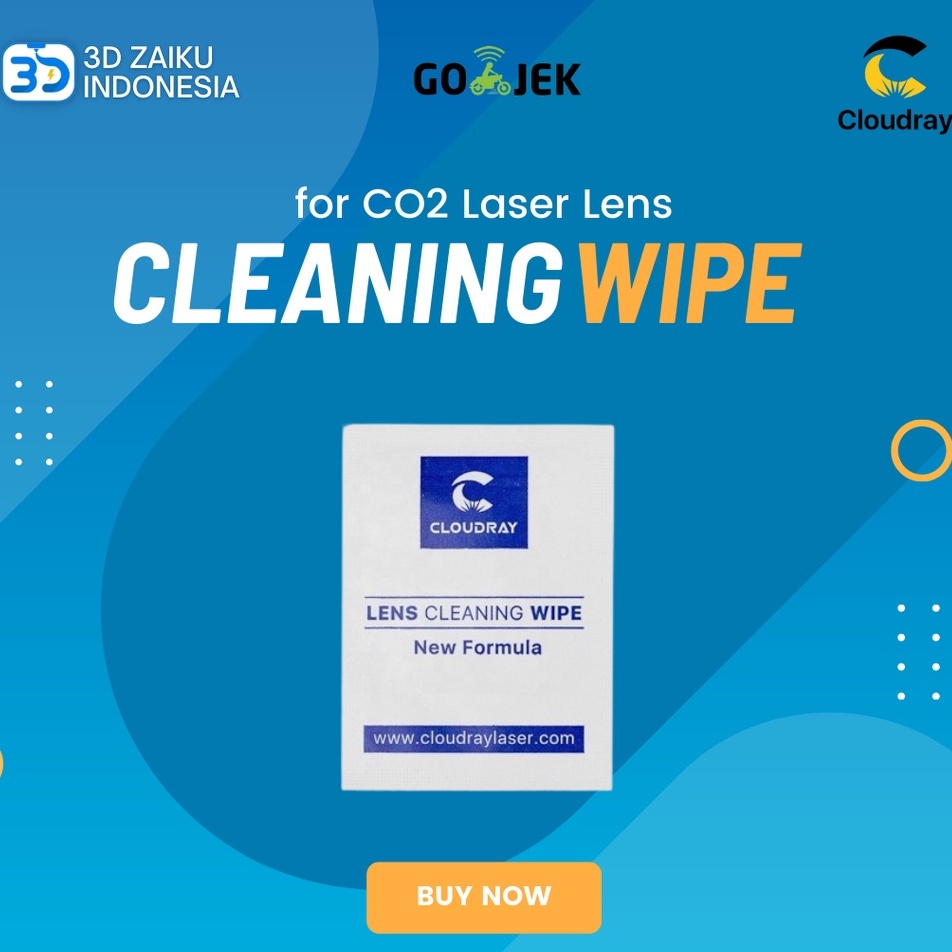 Jual CloudRay Cleaning Wipe for CO2 Laser Lens Tissue Lap Lensa CO2 Cermin Shopee Indonesia