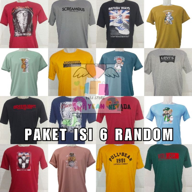 Jual Paket Hemat Pcs Kaos Pria Distro Ukuran Xs S M L Xl Xxl Xl Dan