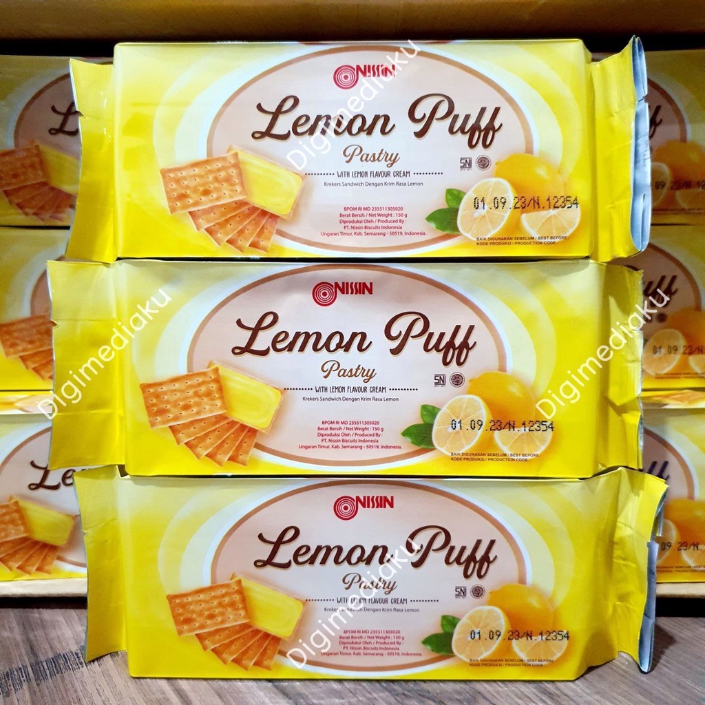 Jual Nissin Lemon Puff Pastry 150 gram | Shopee Indonesia
