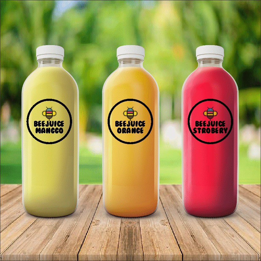 Jual CETAK STICKER LABEL BULAT TAHAN AIR TRANSPARANT, LABEL MINUMAN ...