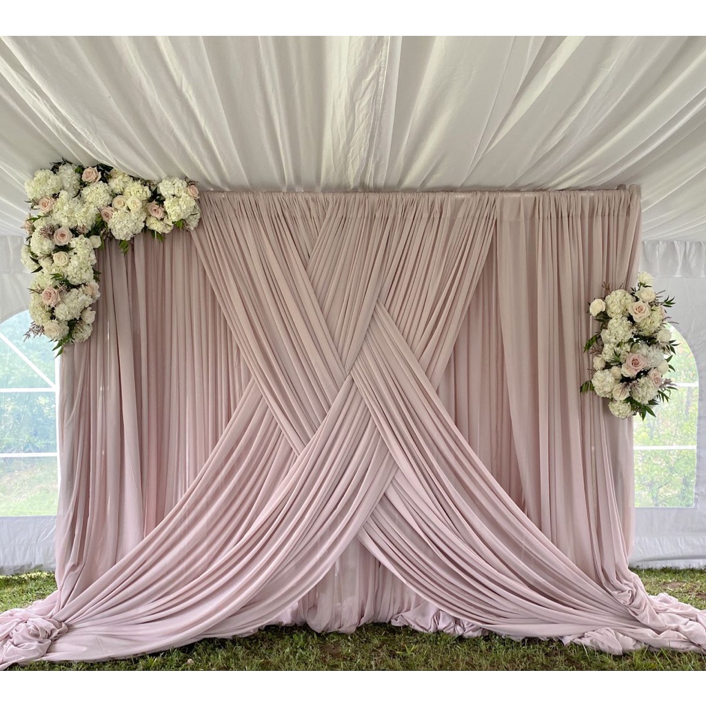 Jual Backdrop [3m Sudah Dijahit ] Dekorasi Lamaran Pesta UlangTahun