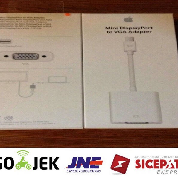 Jual Konverter Mini Display Port To Vga Thunderbolt Apple Original Bnib Shopee Indonesia