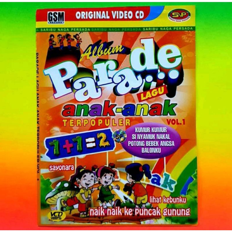 Jual Kaset VCD Karaoke Original Lagu Anak Naik Naik Ke Puncak Gunung ...