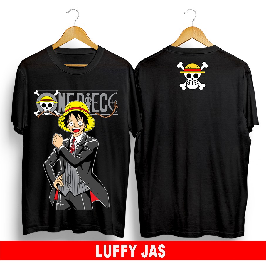 Jual Baju Oblong Kaos Distro Luffy Jas Baju Anime Luffy Jas Baju