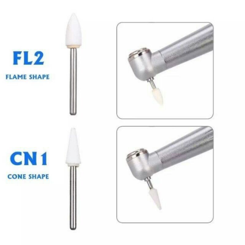 Jual Dental White Stone bur / bur poles putih batu | Shopee Indonesia
