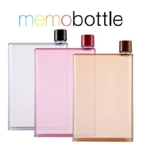 Jual GHZ Memo Bottle Letter Bottles 350 ml / Memo Botol Air Minum Buku ...