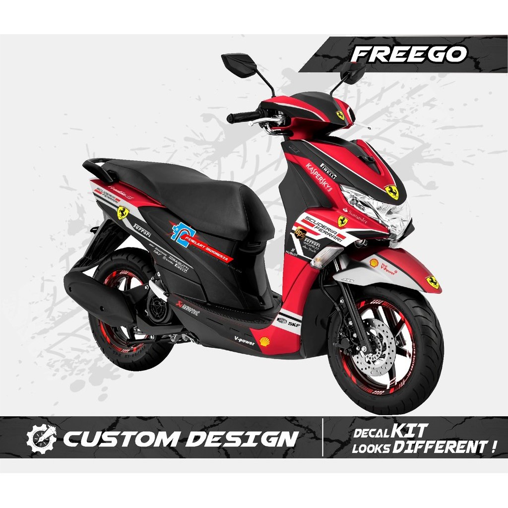 Jual STICKER DECAL MOTOR YAMAHA FREEGO FULL BODY PREMIUM QUALITY ...