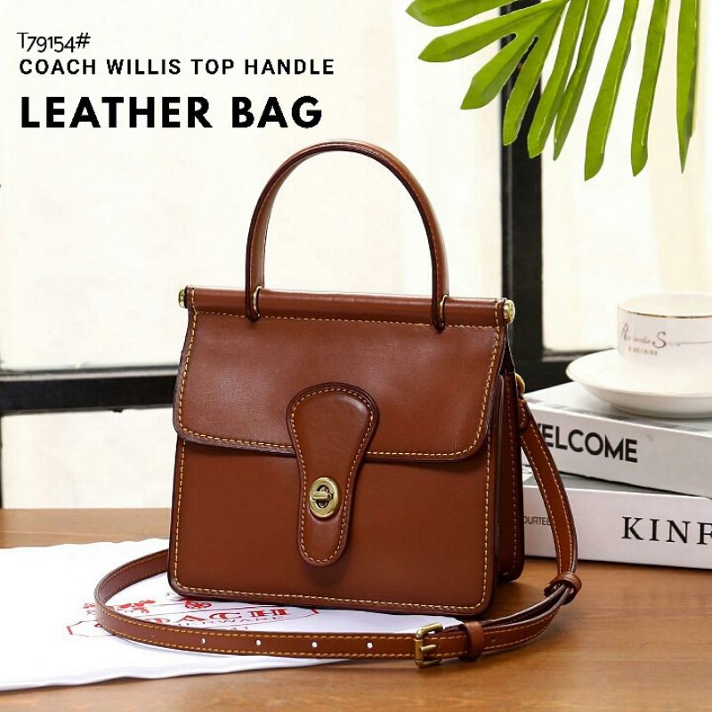 Jual COACH WILLIS TOP HANDLE HANDLE BAG Shopee Indonesia