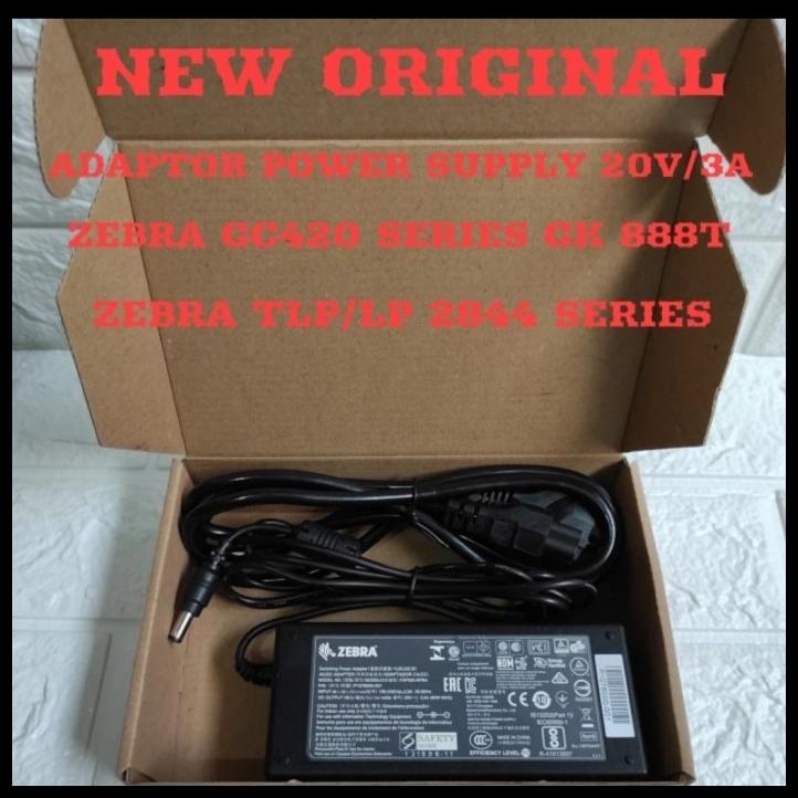 Jual Adaptor Power Supply Printer Zebra Gc420/Gk888T/Tlp2844 | Shopee ...