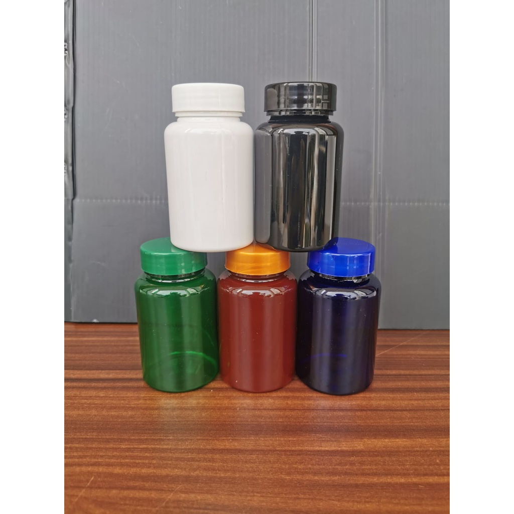 Jual BOTOL Kapsul OBAT 100 100ml 135 135ML Super TEBAL import | Shopee ...