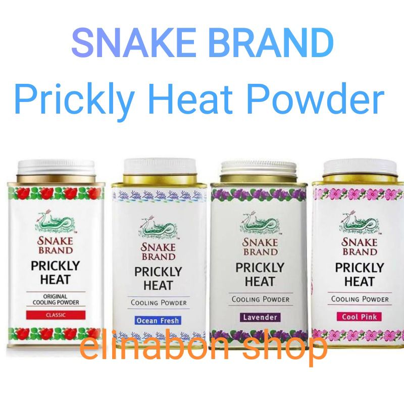 Jual Snake Brand Prickly Heat Powder 150gr/Bedak ular/bedak gatal ...