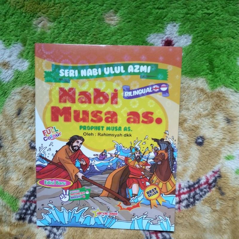 Jual ORIGINAL BUKU SERI NABI ULUL AZMI BILINGUAL NABI MUSA AS FULL ...