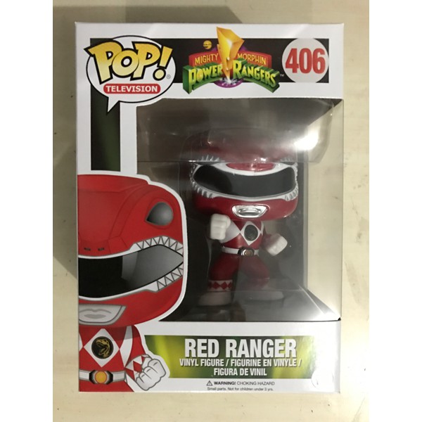 Jual Funko POP! Television: Mighty Morphin Power Rangers - Red Ranger ...