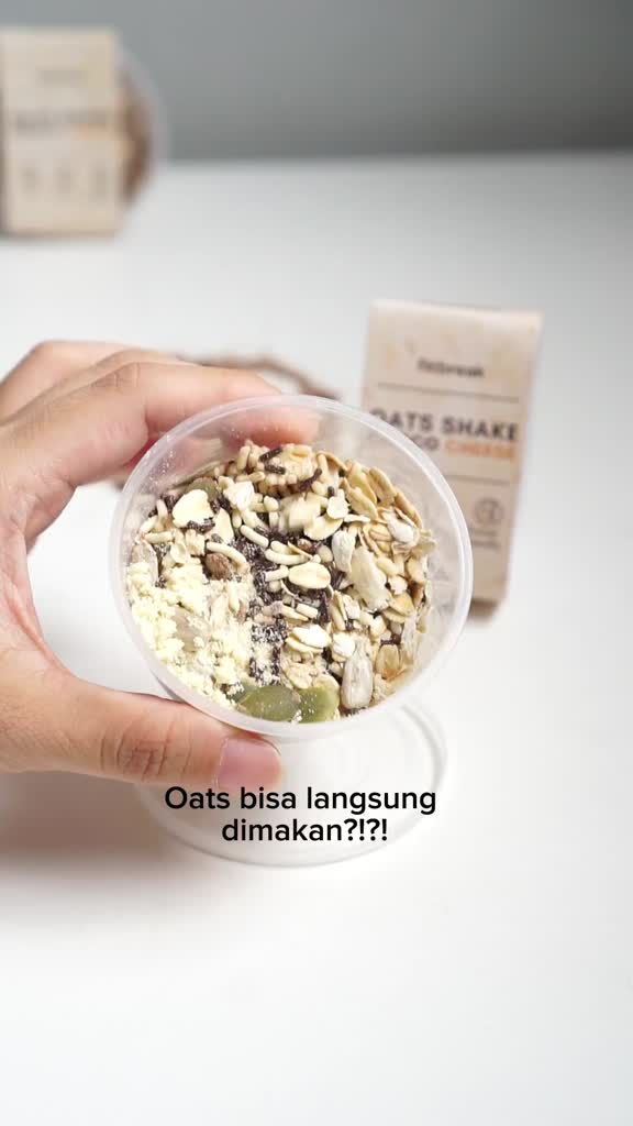 Jual Paket 4 Gratis 1 Oats Shake Choco Cheese Fitbreak Overnight Oats ...