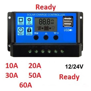 Jual Solar Charge Controller 10A 20A 30A Cell Pwm Pengisi Daya Surya ...