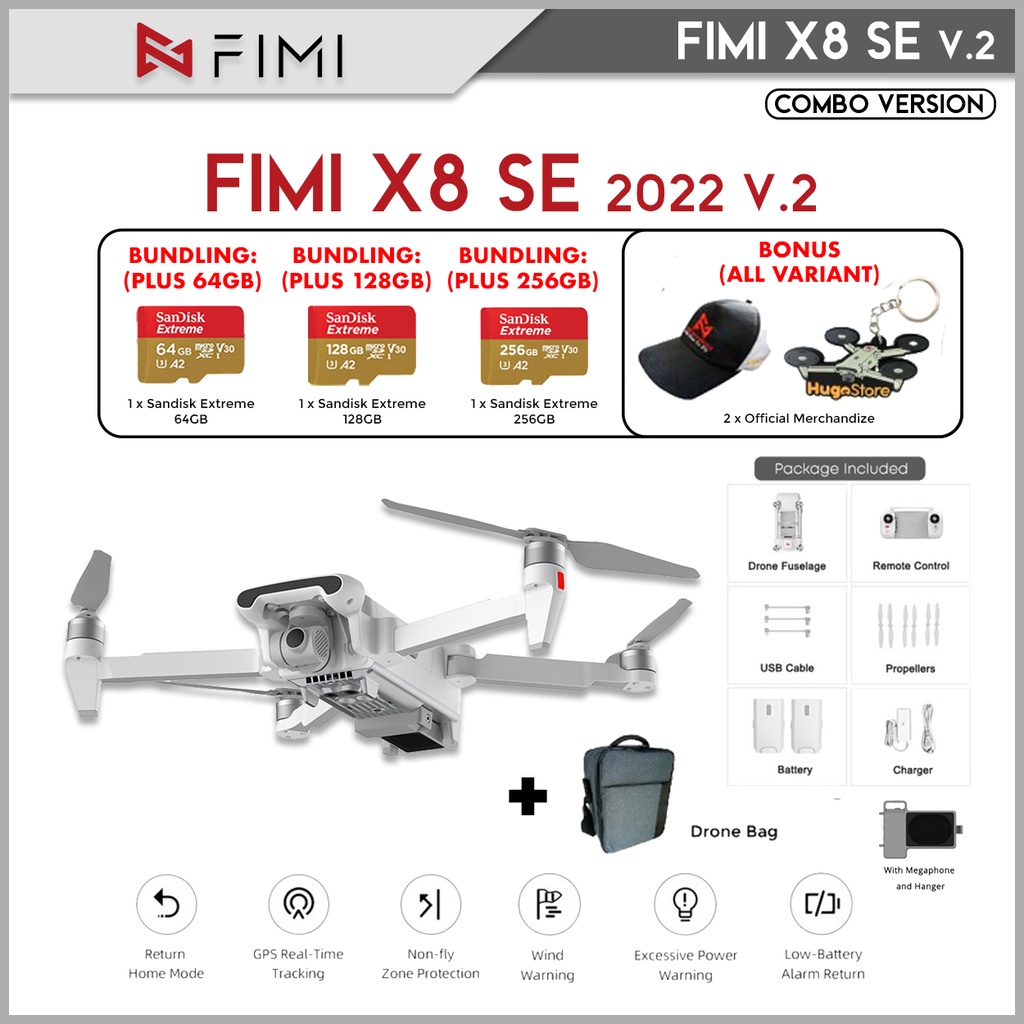 Jual FIMI X8SE 2022 V2 / FIMI X8 SE 2022 V2 Standard / Combo Version ...
