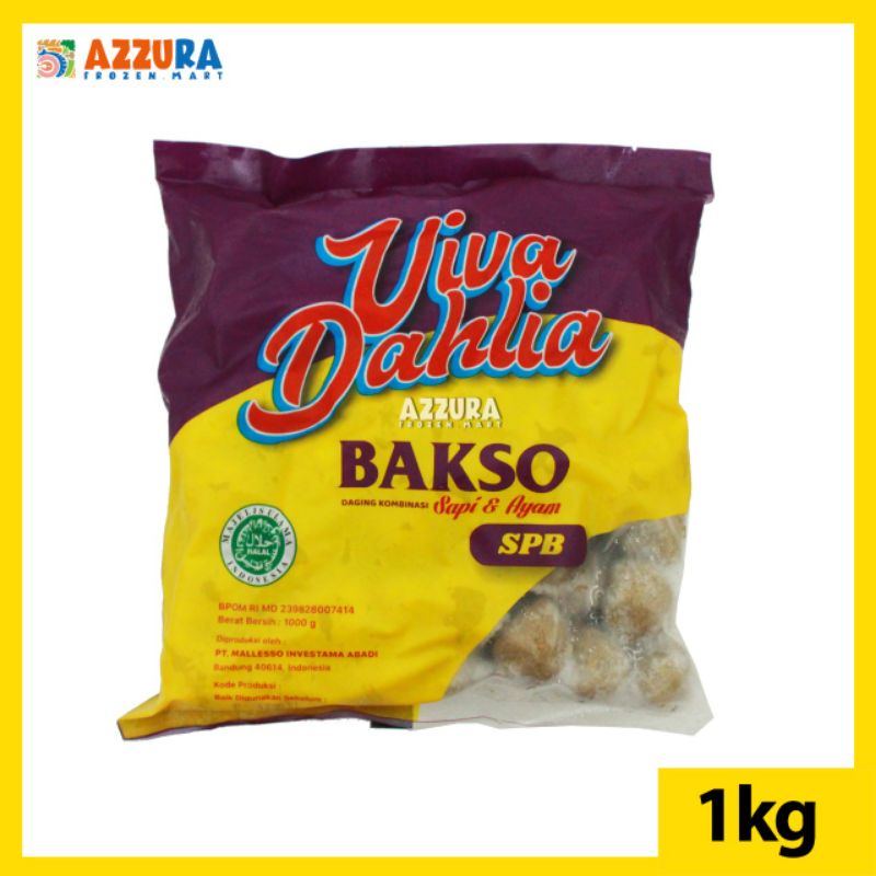 Jual Bakso Sapi And Ayam Viva Dahlia 1kg Shopee Indonesia