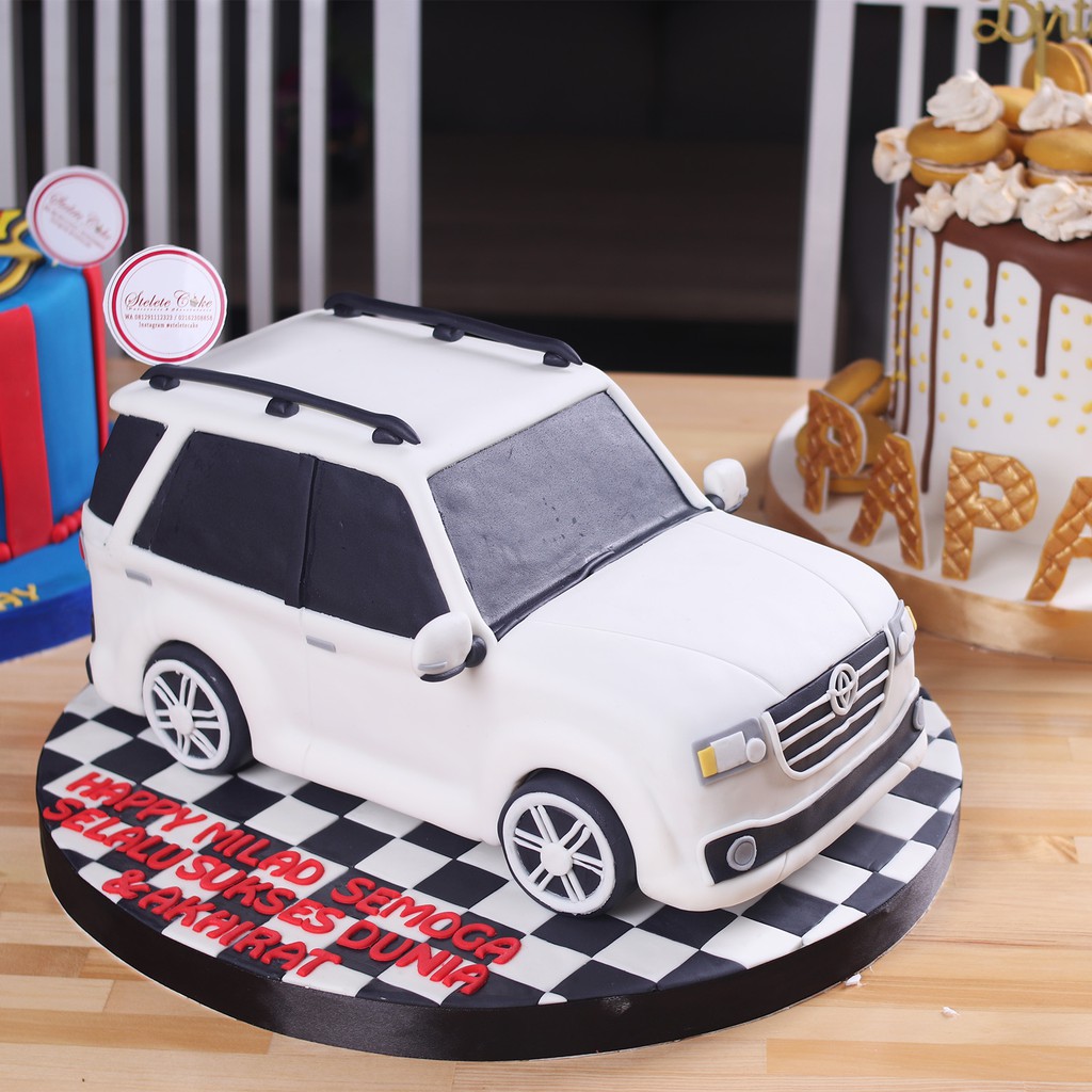 Jual Kue Ulang Tahun model Mobil Toyota / MOHON BACA KETERANGAN